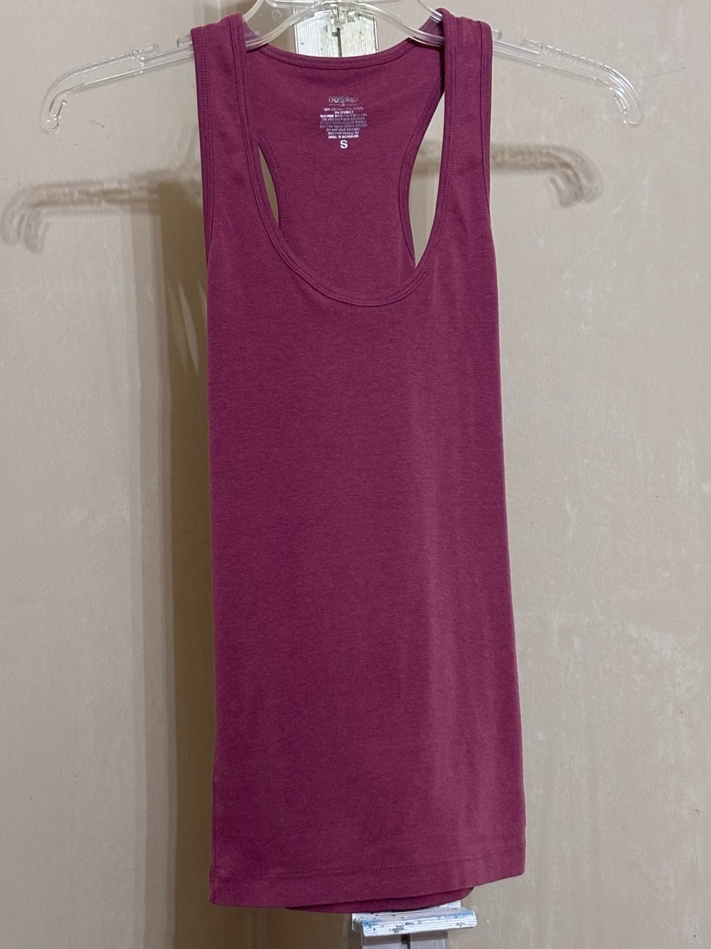 Mossimo Berry Purple Racerback Tank Top Y2K Athleisure Casual Basic